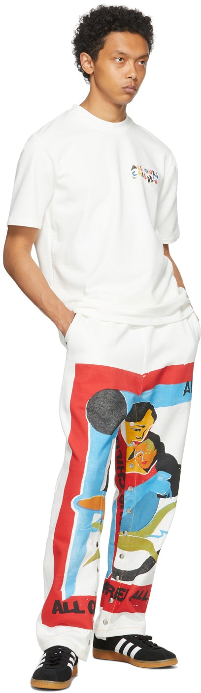 Bethany Williams White The Magpie Project Edition AOC T-Shirt