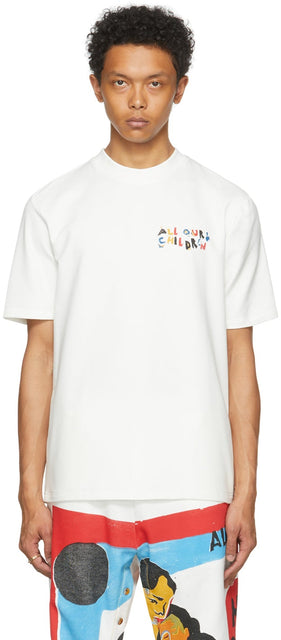 Bethany Williams White The Magpie Project Edition AOC T-Shirt - Bethany Williams White the Magpie Project Edition T-shirt AOC - Bethany Williams White Magpie Project Edition AOC T 셔츠