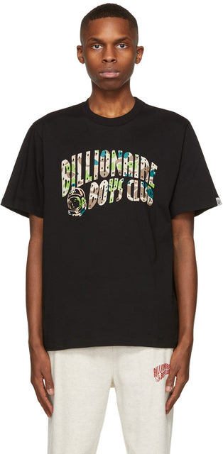 Billionaire Boys Club Black Camo Arch Logo T-Shirt - Billionaire Boys Club Black Camo Arch Logo T-shirt - 억만 장자 소년 클럽 블랙 카모 아치 로고 티셔츠