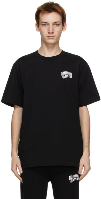 Billionaire Boys Club Black Small Arch Logo T-Shirt - Millionaire Boys Club Noir Petit T-shirt Logo Arche - 억만 장자 소년 클럽 블랙 작은 아치 로고 티셔츠