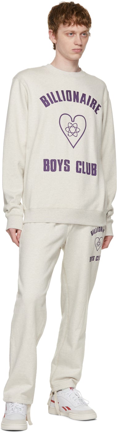 Billionaire Boys Club Grey Heart Logo Sweatpants