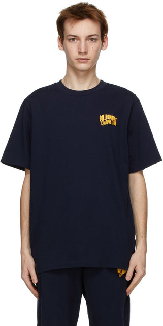 Billionaire Boys Club Navy Small Arch Logo T-Shirt - Millionaire Boys Club Navy Petit T-shirt Logo Arch - 억만 장자 소년 클럽 해군 작은 아치 로고 티셔츠