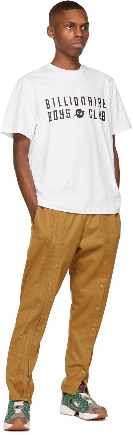 Billionaire Boys Club White 'EU' Logo T-Shirt