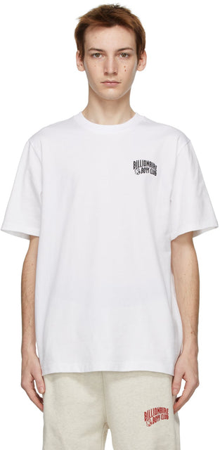 Billionaire Boys Club White Small Arch Logo T-Shirt - Millionaire Boys Club Blanc Petit T-shirt Logo Arche - 억만 장자 소년 클럽 화이트 작은 아치 로고 티셔츠