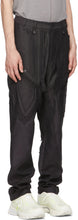 Blackmerle Black Shiny Patchwork Trousers