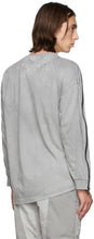 Blackmerle Grey Zippered Sleeves Long Sleeve T-Shirt