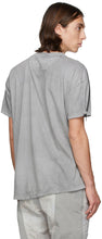 Blackmerle Grey Zippered Sleeves T-Shirt