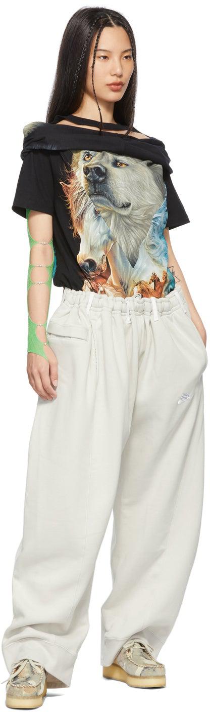 Bless Black NÂº69 Lost In Contemplation Variation Scarfer T-Shirt