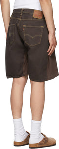 Bless SSENSE Exclusive Brown Overjogging Shorts