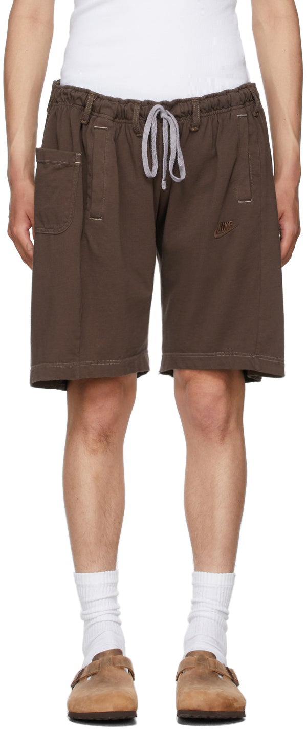 Bless SSENSE Exclusive Brown Overjogging Shorts – BlackSkinny