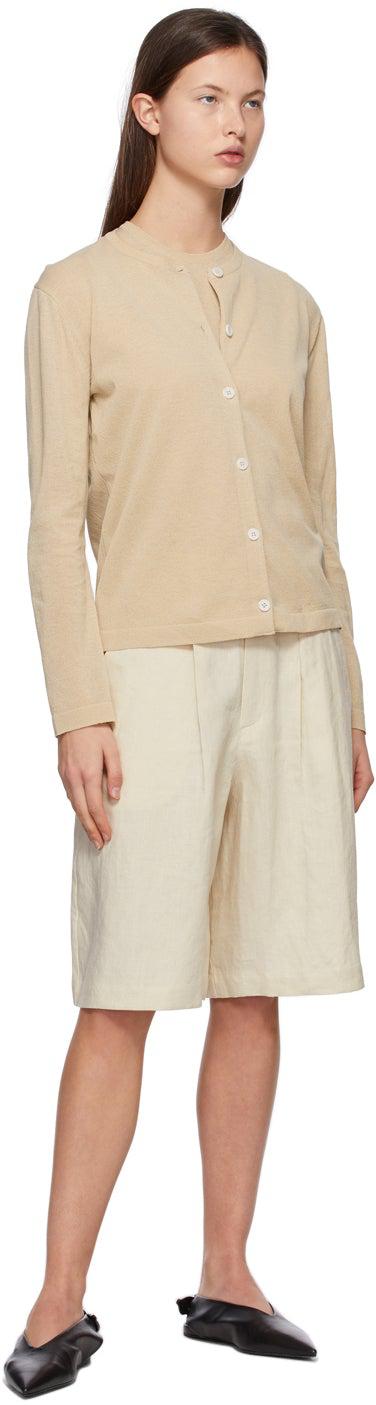 Blossom Beige Wind Harf Shorts
