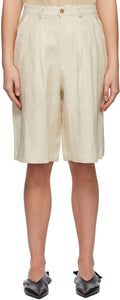 Blossom Beige Wind Harf Shorts - Short de harf de vent en fleurs beige - Blossom Beige Wind Harf 반바지