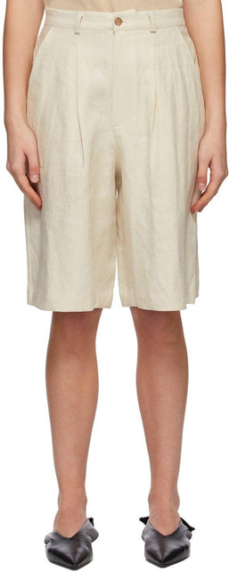 Blossom Beige Wind Harf Shorts - Short de harf de vent en fleurs beige - Blossom Beige Wind Harf 반바지
