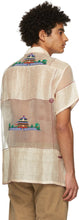 Bode Beige Pagoda Short Sleeve Shirt