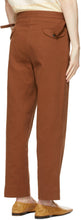 Bode Brown Herringbone Trousers