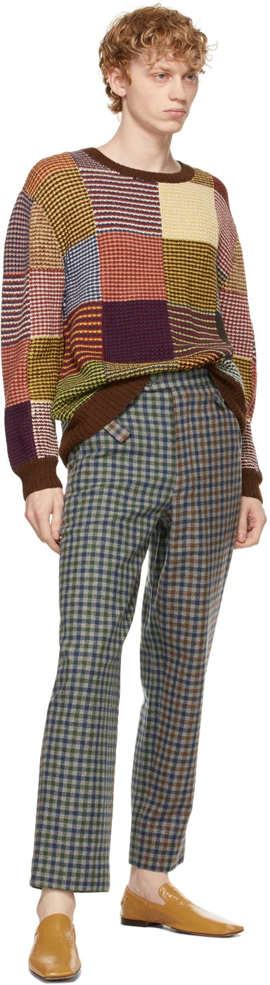 Bode Multicolor Duotone Scot Trousers