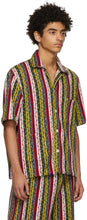 Bode Multicolor Primary Stripe Short Sleeve Shirt