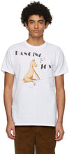Bode White Hand-Drawn Horse T-Shirt - T-shirt à cheval à la main blanche Bode - 보드 화이트 손으로 그린 ​​말 티셔츠
