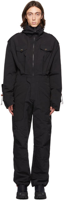 Boramy Viguier Black Safety Jumpsuit - Boramy Viguier Black Safety Combinaison - Boramy Viguier 검은 안전 점프 수트