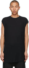 Boris Bidjan Saberi Black Object-Dyed One Piece Tank Top - Boris Bidjan Saberi Black Occasion One Piece Débardeur - Boris Bidjan Saberi 블랙 오브젝트 염색 한 조각 탱크 탑