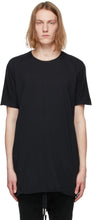 Boris Bidjan Saberi Black Object-Dyed T-Shirt - Boris Bidjan Saberi Noir T-shirt teint d'objet noir - Boris Bidjan Saberi 블랙 객체 염색 티셔츠
