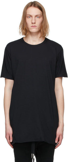 Boris Bidjan Saberi Black Object-Dyed T-Shirt - Boris Bidjan Saberi Noir T-shirt teint d'objet noir - Boris Bidjan Saberi 블랙 객체 염색 티셔츠