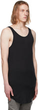 Boris Bidjan Saberi Black Object-Dyed Tank Top