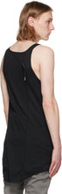 Boris Bidjan Saberi Black Object-Dyed Tank Top