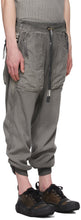 Boris Bidjan Saberi Grey Resin-Dyed Long John Lounge Pants