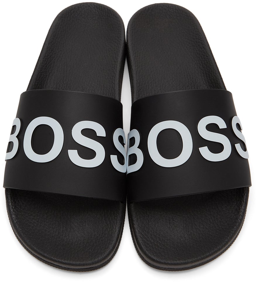 Boss Black Bay Slides