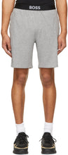 Boss Grey Identity Pyjama Shorts - Short de pyjama d'identité gris boss - 보스 회색 신원 파자마 반바지