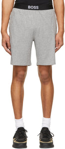 Boss Grey Identity Pyjama Shorts - Short de pyjama d'identité gris boss - 보스 회색 신원 파자마 반바지
