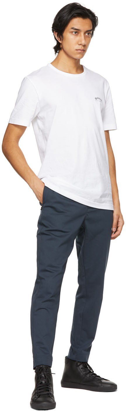 Boss Navy Hwoven Lounge Pants