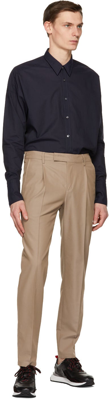 Boss Navy Relaxed-Fit Modena 2 Shirt