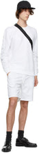 Boss White Cotton Heritage Lounge Shorts
