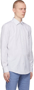 Boss White Striped Jango Shirt