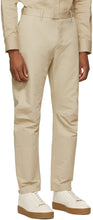 Bottega Veneta Beige Cotton Faille Trousers