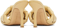 Bottega Veneta Beige Intrecciato â€˜The Lidoâ€™ Heeled Sandals