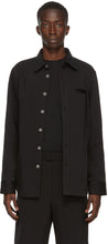 Bottega Veneta Black Canvas Shirt - Chemise en toile noire Bottega Veneta - Bottega 베네타 블랙 캔버스 셔츠
