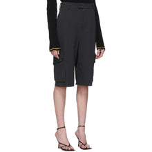 Bottega Veneta Black Cargo Shorts