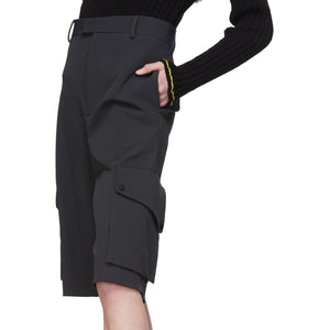 Bottega Veneta Black Cargo Shorts
