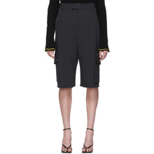 Bottega Veneta Black Cargo Shorts