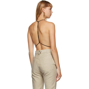 Bottega Veneta Black Cashmere Bodysuit