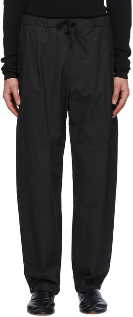 Bottega Veneta Black Coated Trousers - Pantalon revêtu noir de Bottega Veneta - Bottega 베네타 블랙 코팅 바지