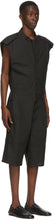 Bottega Veneta Black Coated Twill Jumpsuit