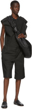 Bottega Veneta Black Coated Twill Jumpsuit