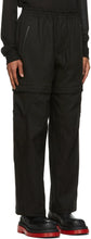 Bottega Veneta Black Gabardine Zippered Trousers