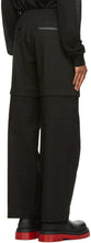 Bottega Veneta Black Gabardine Zippered Trousers