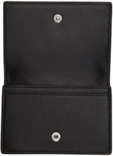 Bottega Veneta Black Intrecciato Bifold Card Holder