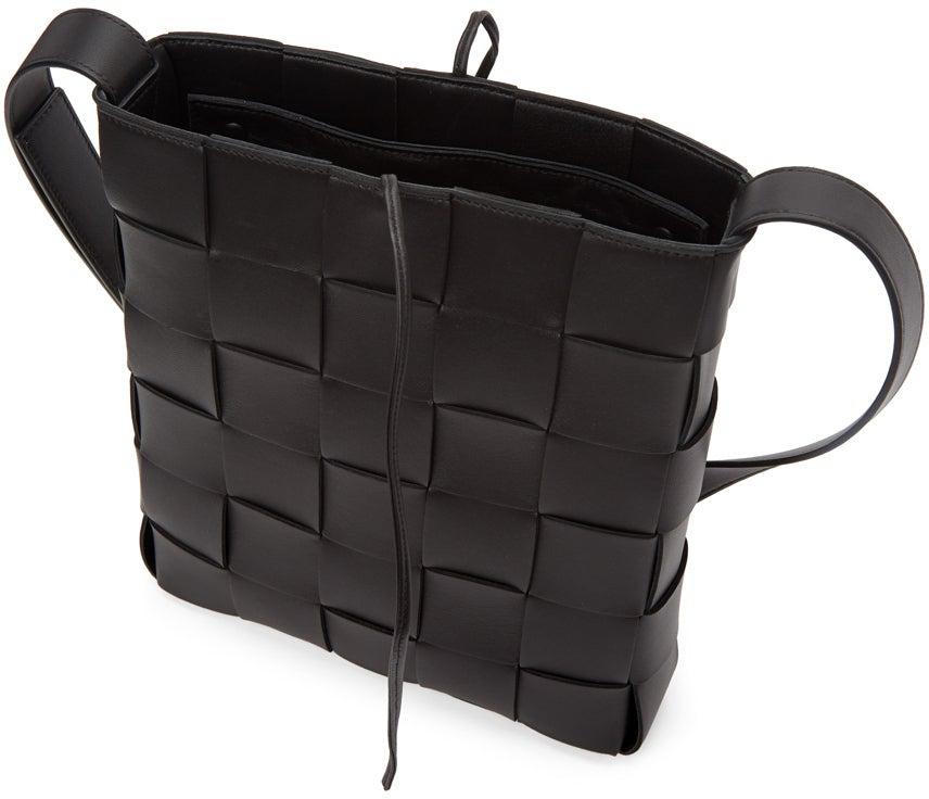 Bottega Veneta Black Intrecciato Cassette Bag
